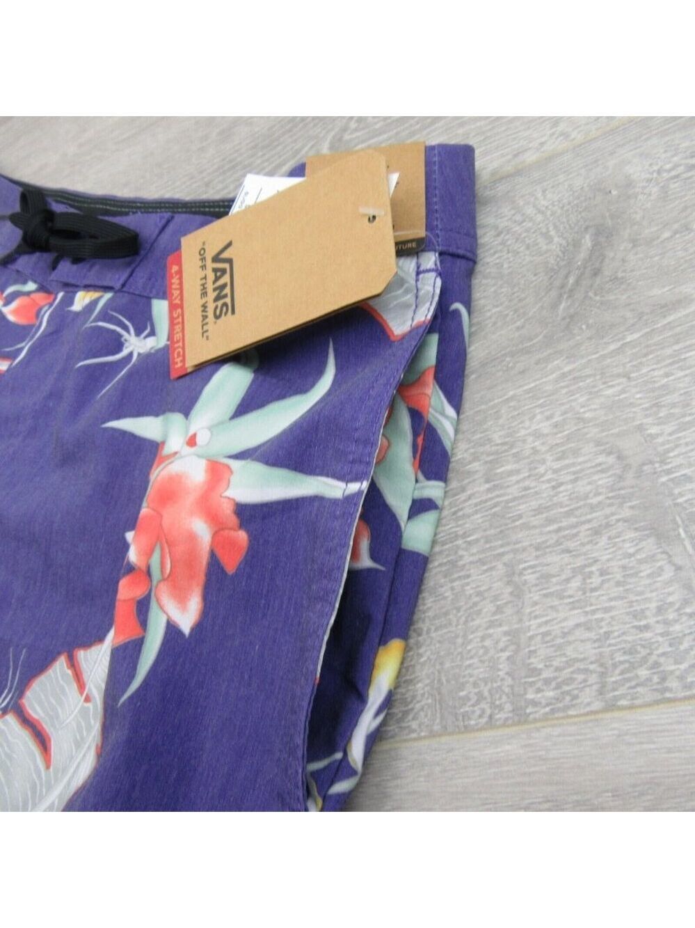 Vans Era Arachnafloria Boardshort Swim Trunks Men's Size 34 NEW - Picture 6 of 14